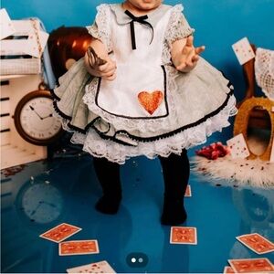 Vintage Alice in Onederland  Birthday Dress